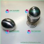 stainless steel ball sculpture