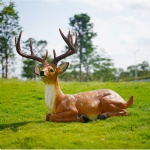 Contemporary Sculpting Art  Plum Blossom Deer Sculptures