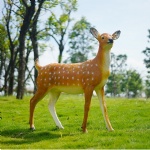 Plum Blossom Deer Sculpture