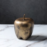 Bronze  table resin apple model ornaments desktop decoration props